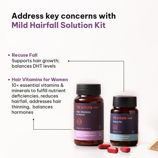 4 - HK Vitals Hair Regrowth Solution Kit, Women Mild