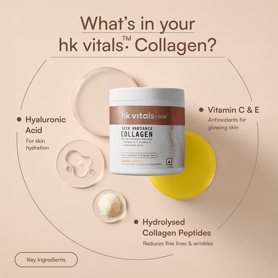 5 - HK Vitals Skin Radiance Collagen,  Marine Collagen  200 g  Lemon