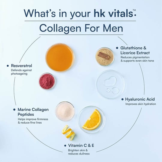 HK Vitals Collagen for Men, Marine Collagen 100 g Orange