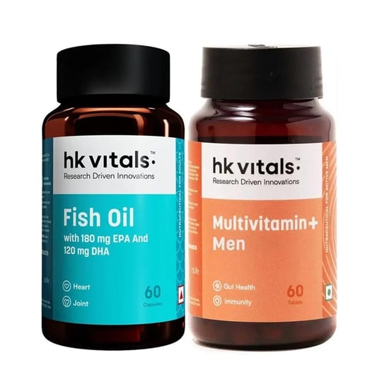 Multivitamin+ Men and Fish Oil 60 Caps Combo