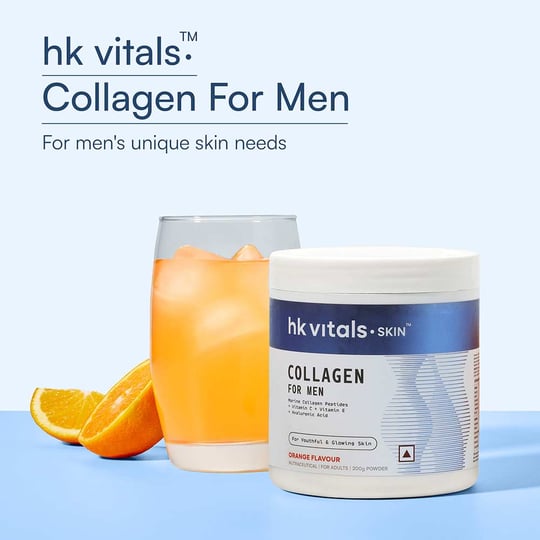 10 - HealthKart Collagen for Men,  Marine Collagen  400 g  Orange (Pack of 2)