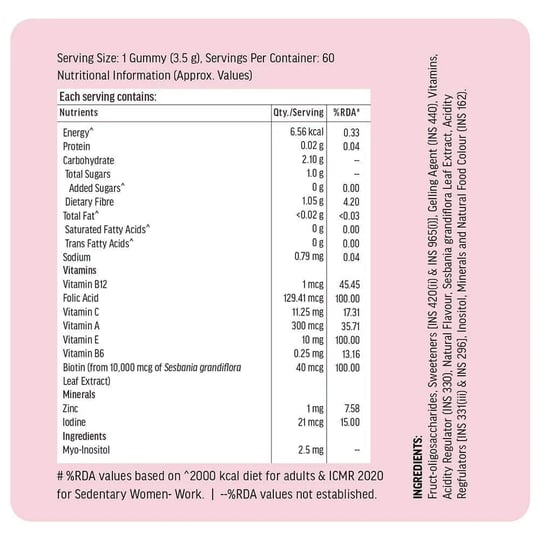 Hair Strength 60 Gummies Strawberry & 175 ml Shampoo Combo