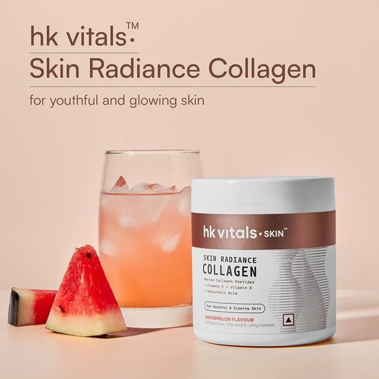 1 - HK Vitals Skin Radiance Collagen,  Marine Collagen  200 g  Watermelon