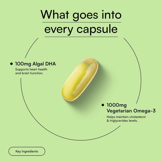 4 - HK Vitals Veg Omega 3 1000mg,  60 tablet(s)