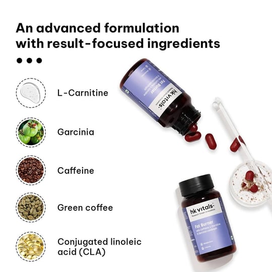 7 - HK Vitals Fat Burner with Caffeine L- Carnitine & Garcinia,  30 tablet(s)  Unflavoured