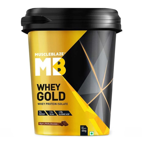 MuscleBlaze Whey Gold with Digezyme Powder (Old MRP),  8.8 lb  Rich Milk Chocolate 