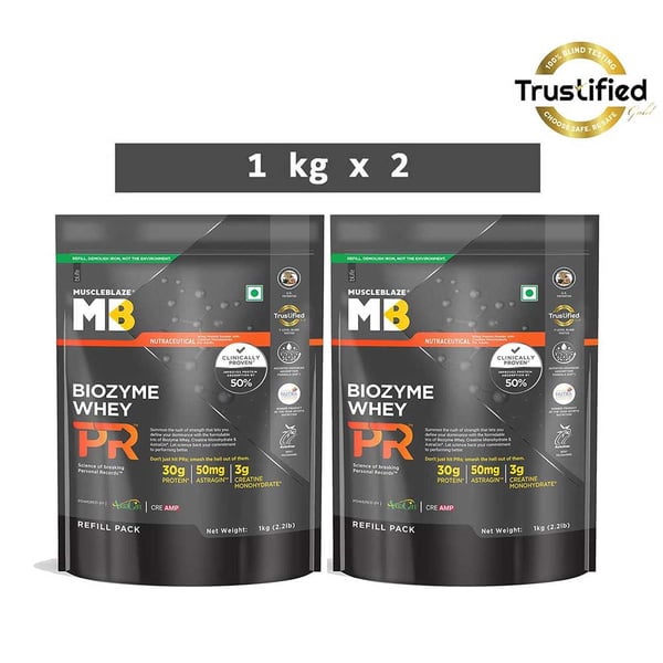 MuscleBlaze Biozyme Whey PR, 4.4 lb Molten Chocolate Cake