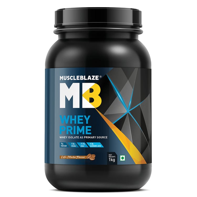 2 - MuscleBlaze Whey Prime,  2.2 lb  Cafe Mocha 