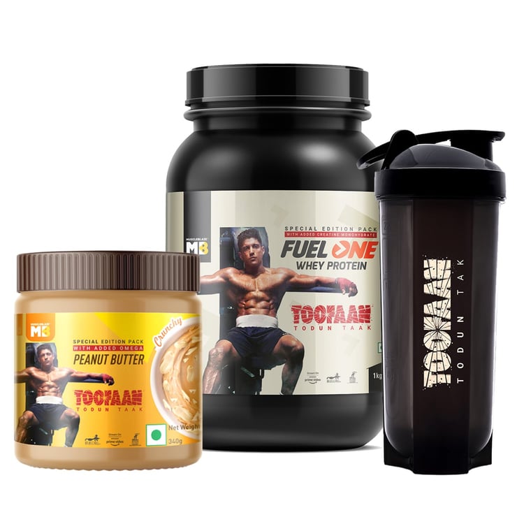 Toofan Stack- Fuel One Protein & Peanut Butter with Free Shaker