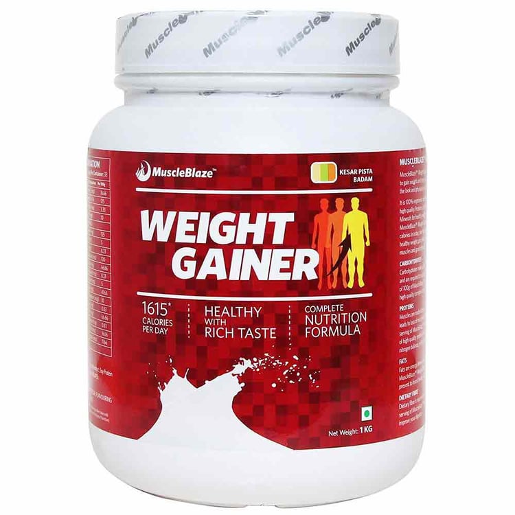 MuscleBlaze Weight Gainer,  2.2 lb  Kesar Pista Badam 