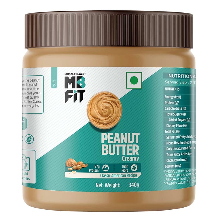 3 - MuscleBlaze Peanut Butter,  0.340 kg  Creamy 