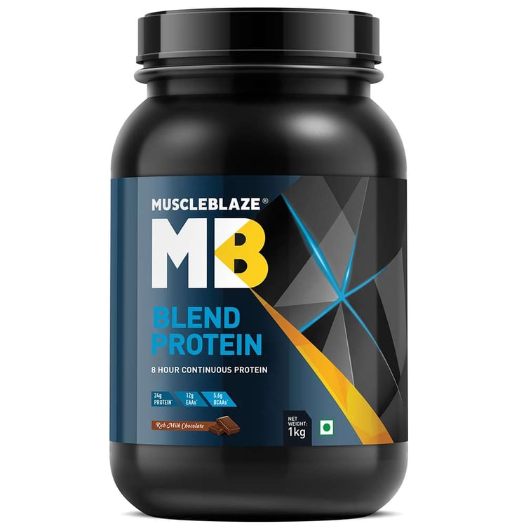 MuscleBlaze Blend Protein,  2.2 lb  Rich Milk Chocolate 
