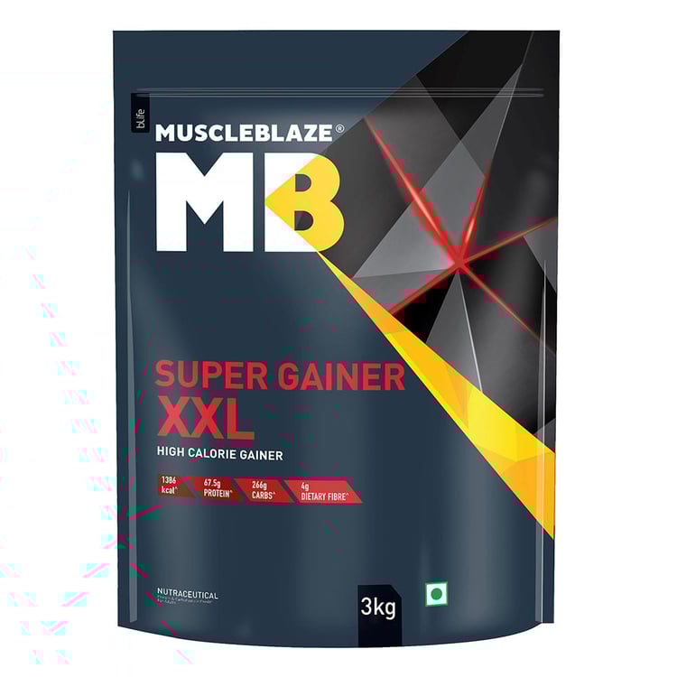 3 - MuscleBlaze Super Gainer XXL,  6.6 lb  Choco Caramel 