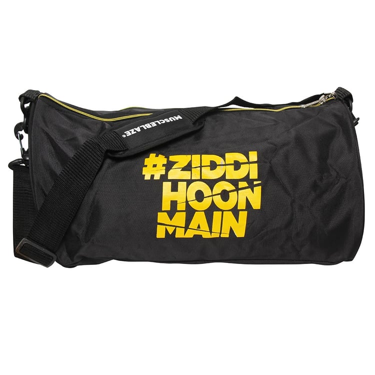 4 - MuscleBlaze ZHM Gym Bag,  Black 