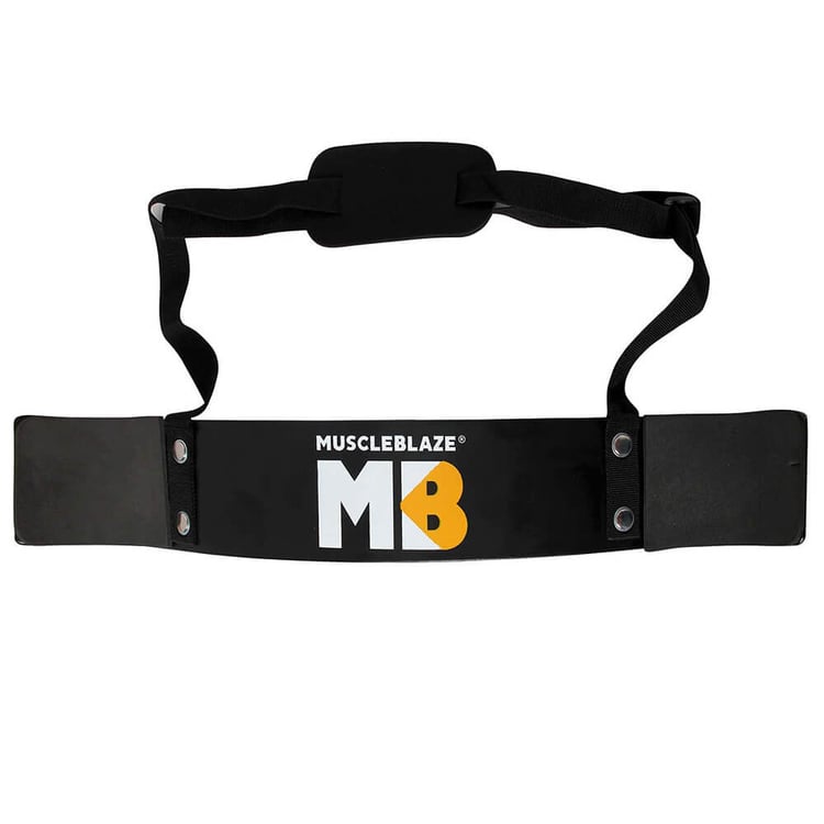 MuscleBlaze Gym Arm Blaster, Regular Black