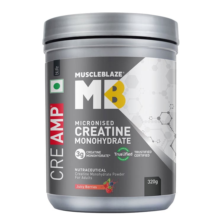 3 - MuscleBlaze Creatine Monohydrate CreAMP,  0.61 lb  Juicy Berries 