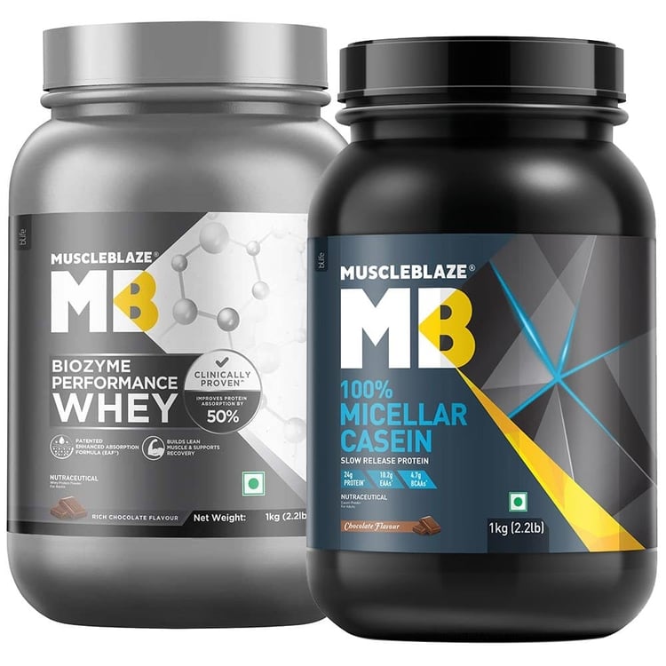 1 Kg Biozyme Performance Whey and Micellar Casein Combo