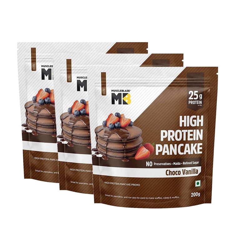 High Protein Pancake 200g x 3 Pack Choco Vanilla
