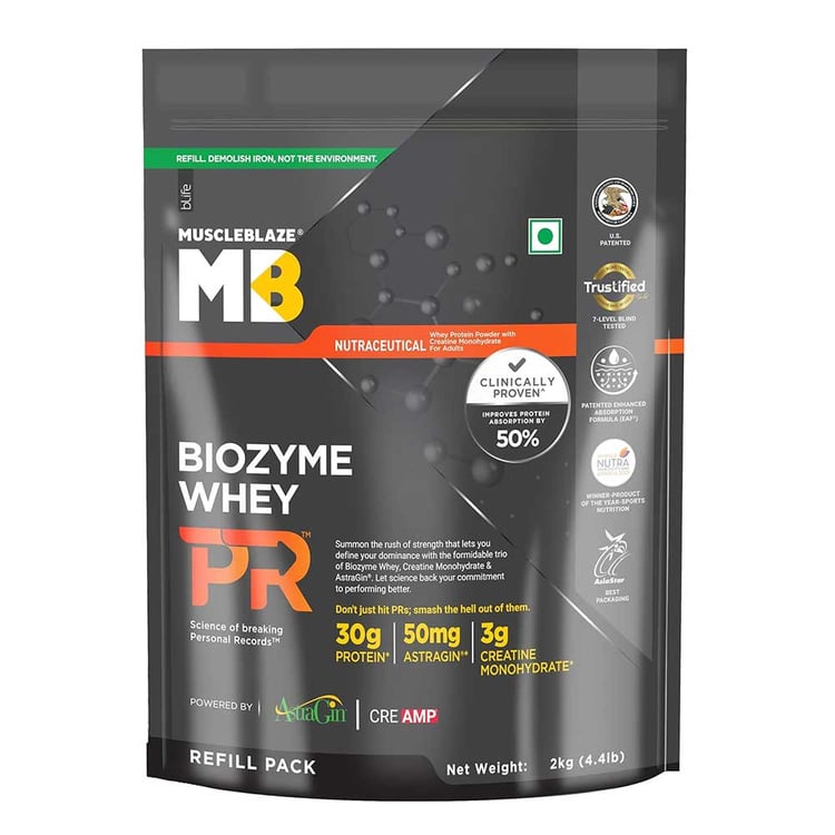 2 - MuscleBlaze Biozyme Whey PR,  4.401 lb  Molten Chocolate Cake 