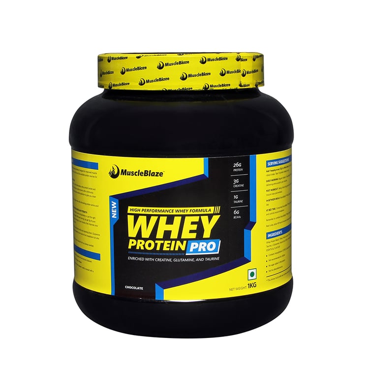 MuscleBlaze Whey Pro, Chocolate 2.2 lb