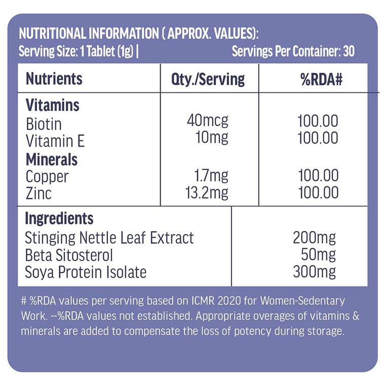 8 - HK Vitals DHT Blocker with Biotin by HealthKart,  30 tablet(s)  Unflavoured 