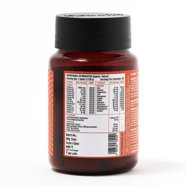 9 - HK Vitals Multivitamin Plus Men,  30 tablet(s)  Unflavoured