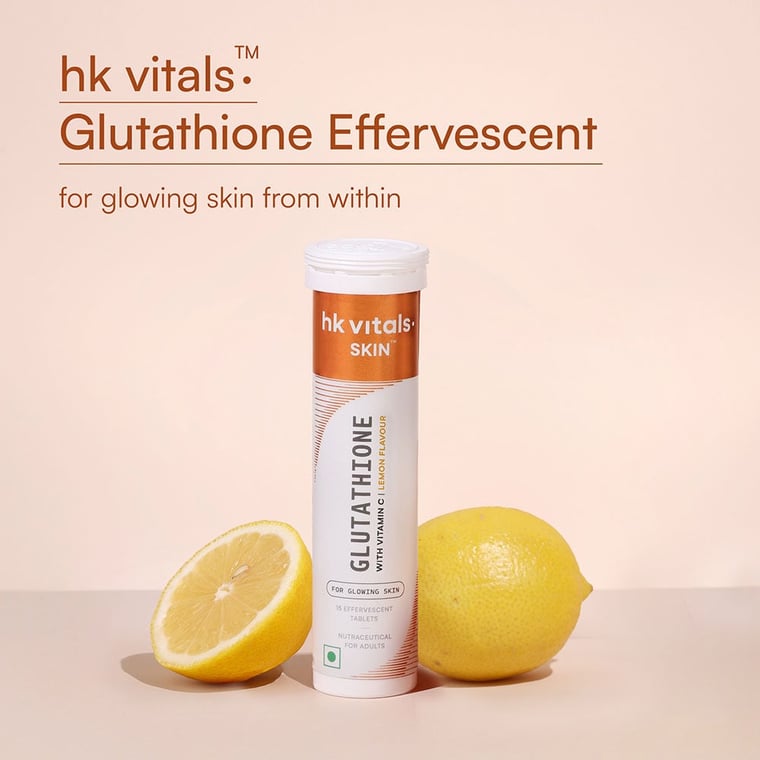 2 - HK Vitals Glutathione Effervescent with Vitamin C,  Lemon  15 tablet(s)